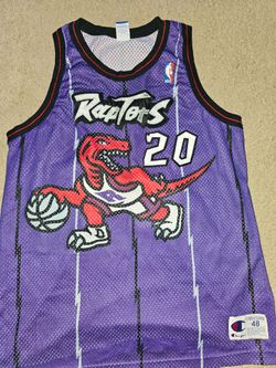 Toronto Raptors #20 Champion NBA Jersey Size 48