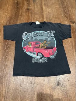 Y2K Scooby Doo Cruisin 54 tee size youth medium
