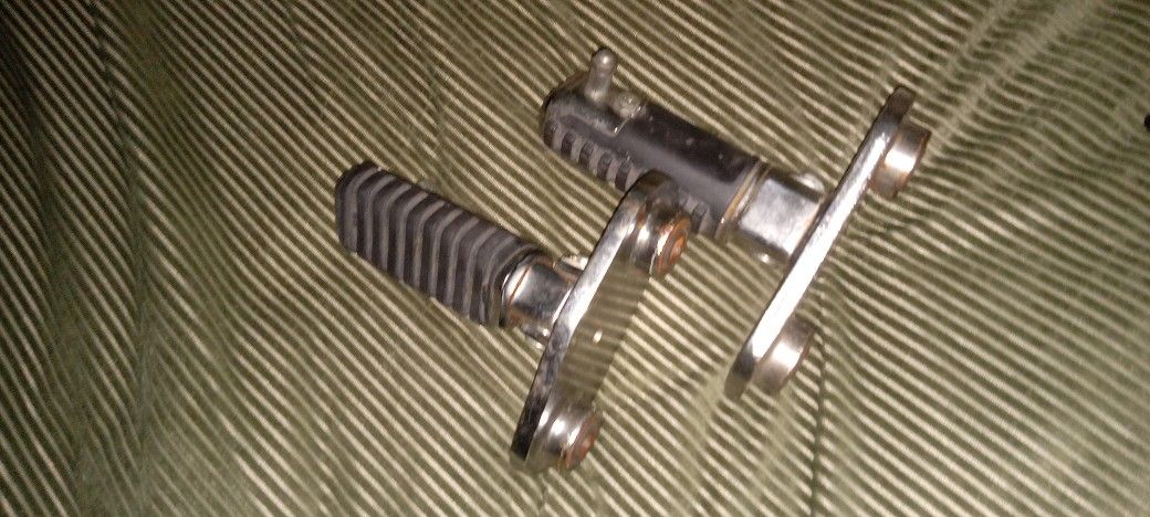 Pair Of Universal Flipup Motorcycle 🏍 Footpeg Deal