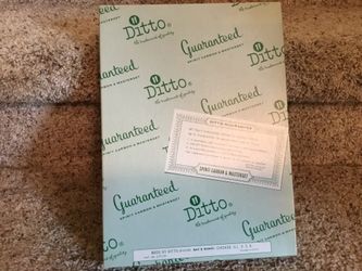 Ditto Brand Masterset Carbon Paper