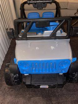 Blue Jeep For Kids