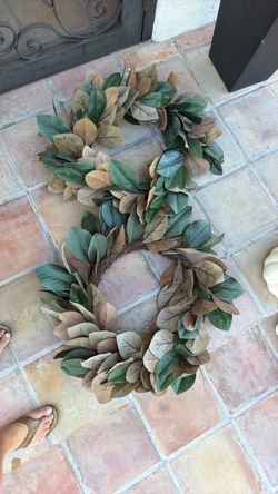 Two wreaths