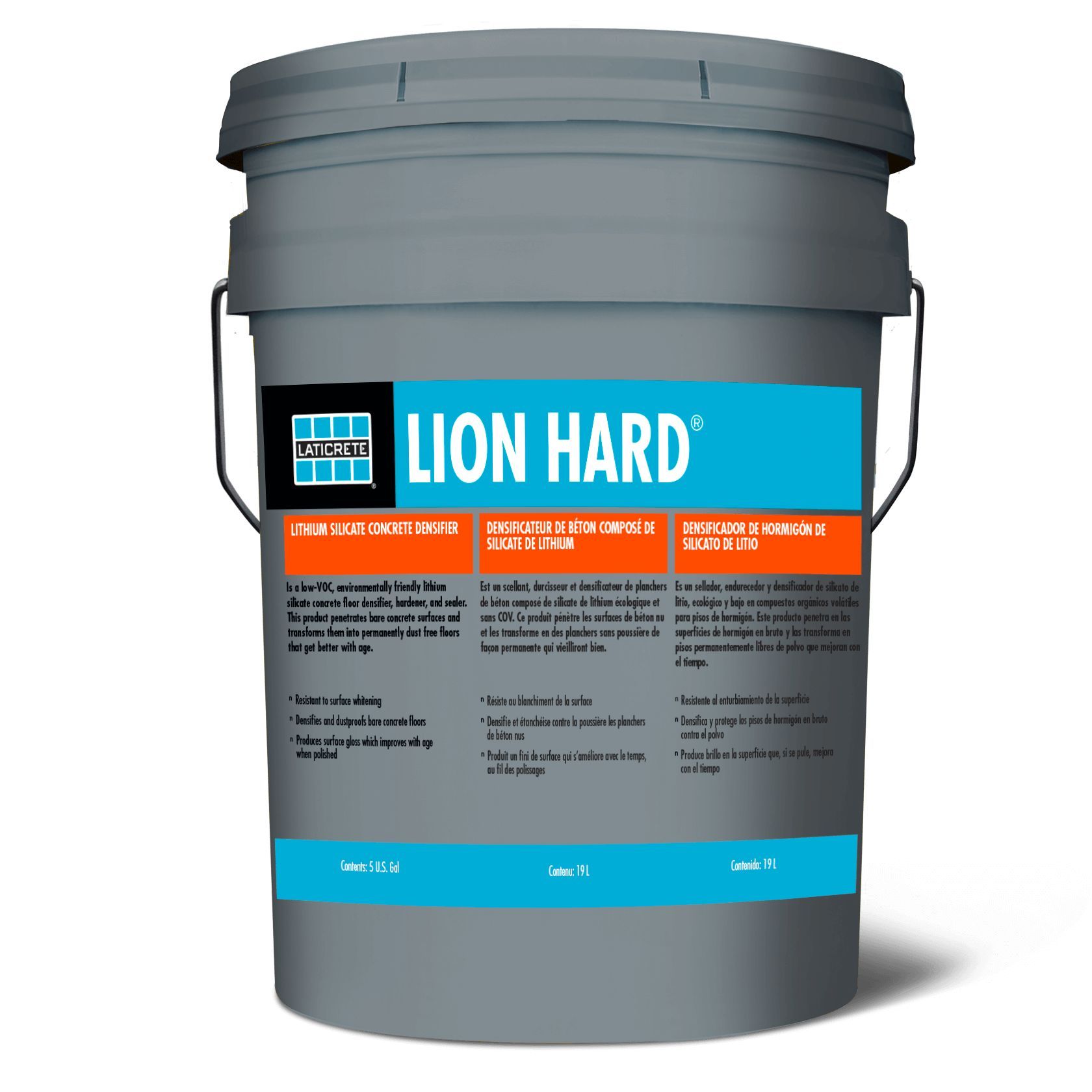 Densifier & Sealer – Lion Hard® 5 Gal Concrete