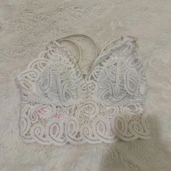 Victorias Secret Pink Strappy Lace Bralette