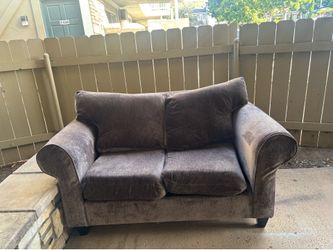 Soft Brown thrifted couch