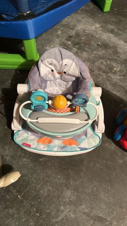 The Fisher-Price Sit-Me-Up Floor Seat in Penguin Island