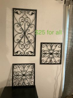 Metal wall decor $25 for all