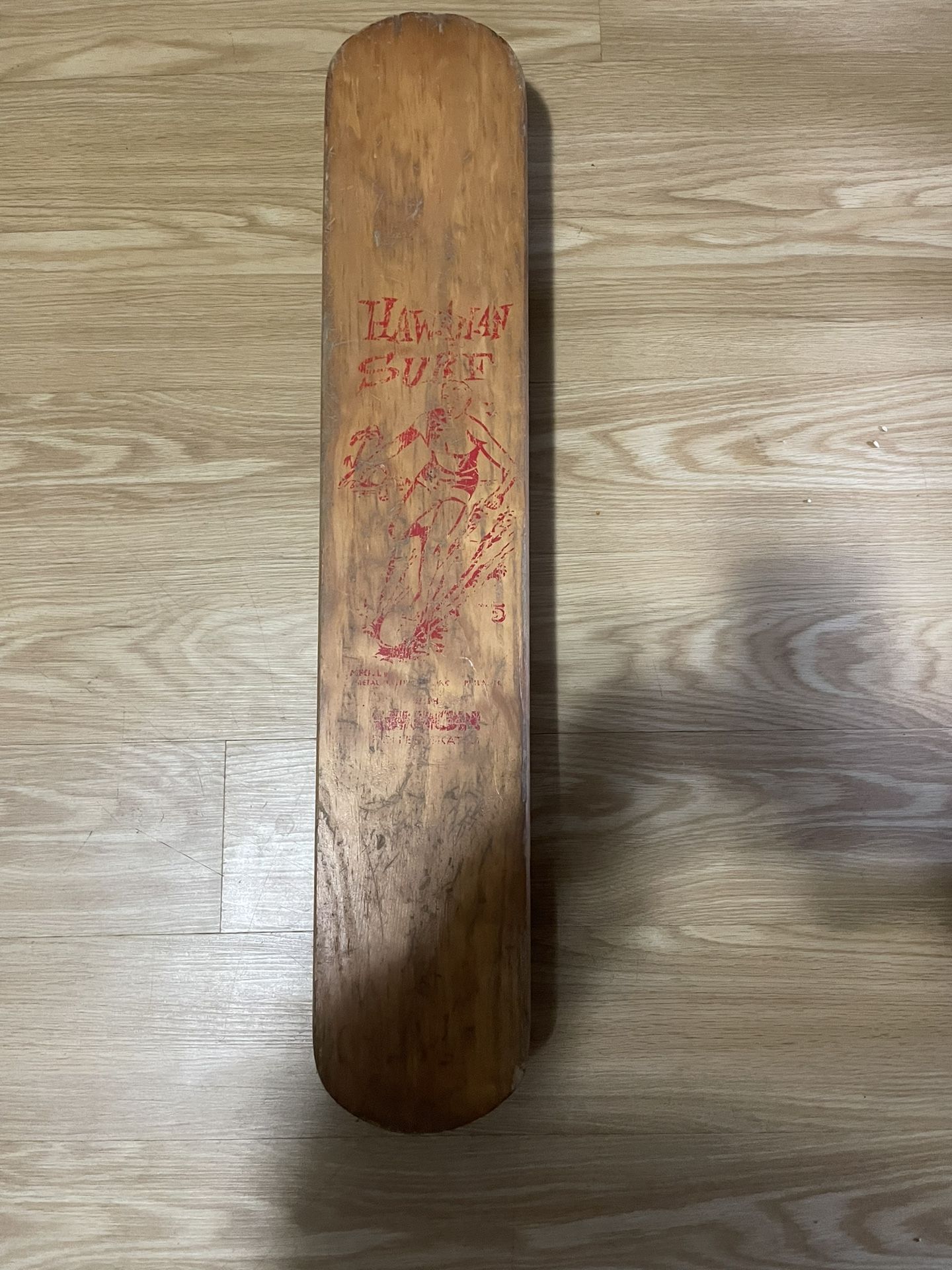 Hawaii Surf / Vintage Skateboard From The 60s