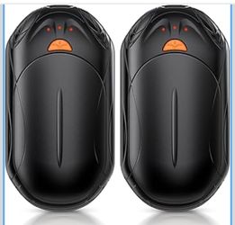 Hand Warmers Rechargeable 2 Pack, AI Smart Chips Electric Hand Warmers, 20Hrs Long Safe Heat, Portable Pocket Heater, Gifts for Christmas, Outdoor, Hu