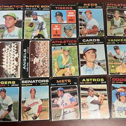 1971 Topps Baseball Cards