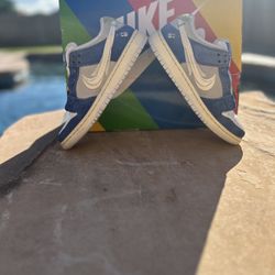 Nike SB Dunk Low Pro QS Fly Streetwear Gardenia DQ5130-400 Size 7.5 w/ Box & Laces