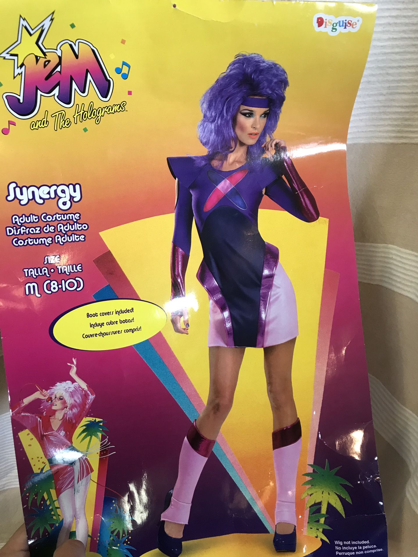 Jem and the Holograms costume size medium