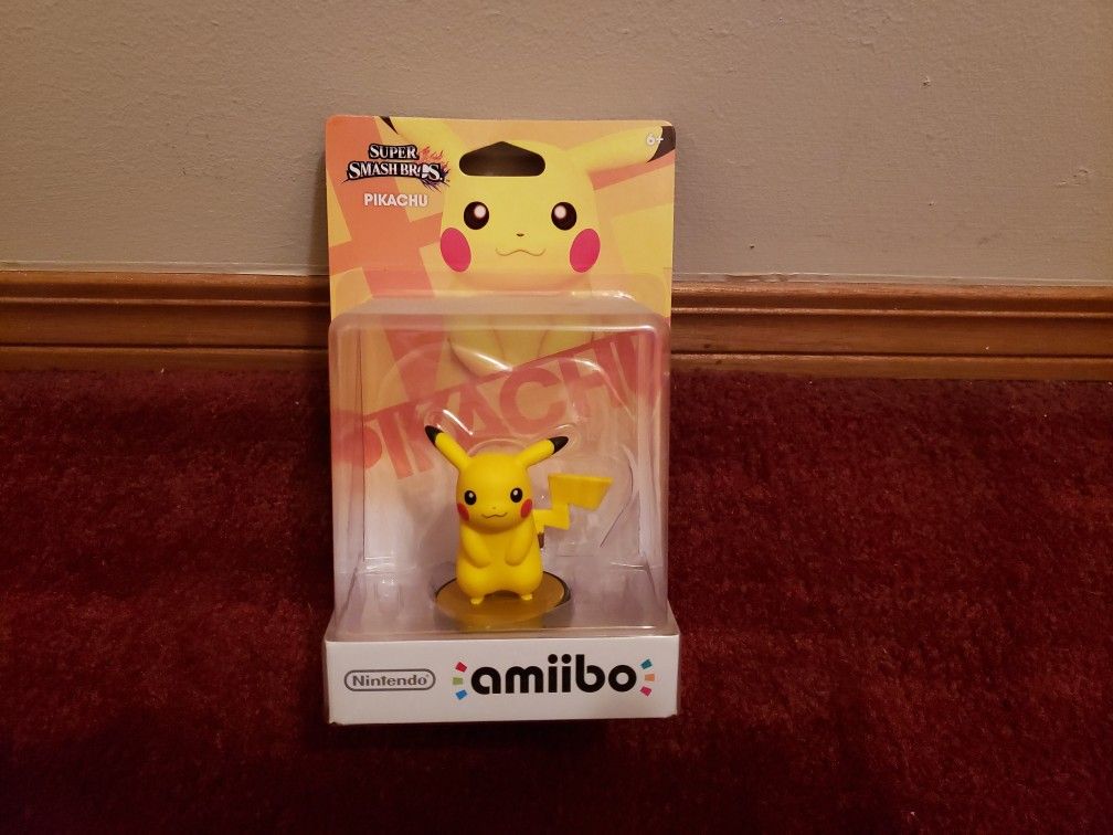 Pikachu Smash Bros Amiibo