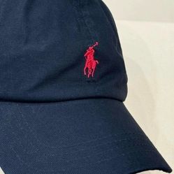 Polo Ralph Lauren Cotton Chino Ball Cap buckled strap Adjustable Curved Brim