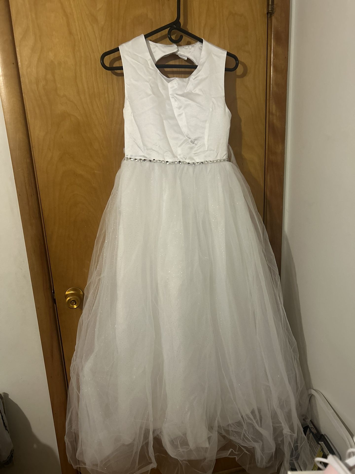 Communion/Flower Girl Dress White