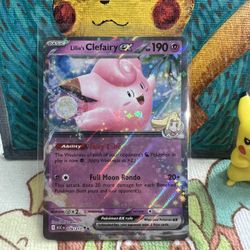 Lillie’s Clefairy Ex #076 Pokemon Card 