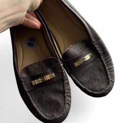 Woman’s Michael Kors Leather Loafers Size 8.5
