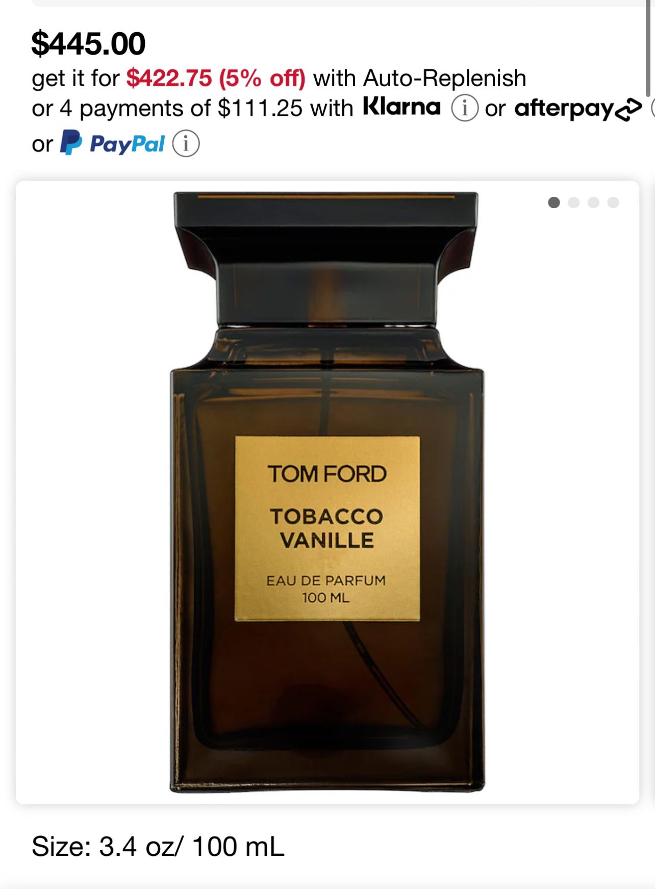 Tom Ford Tabacco Vanilla 