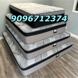 King Mattress :12in King Size Dream Luxury European Pillow Top Mattress 