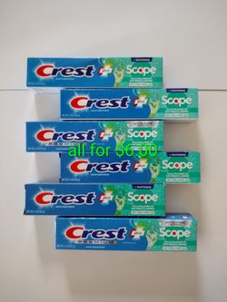 Crest + Scope Complete Whitening Toothpaste, Minty Fresh, 5.4 oz