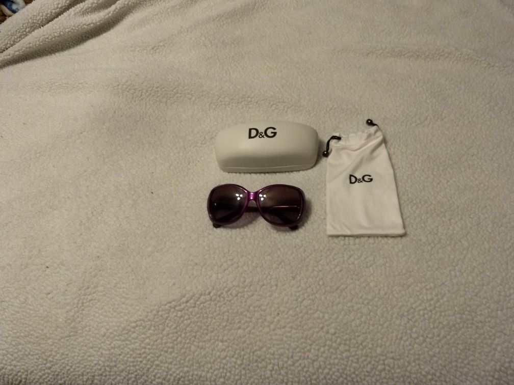 D&G purple sunglasses