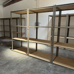 Heavy Duty 48 in W x 30 in D Boltless Warehouse Shelving Racks Similar To Uline Delivery Available