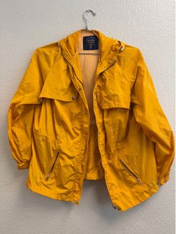 Yellow Raincoat Windbreaker