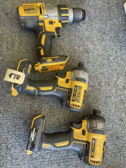 Dewalt Hammer Drill And 2 Impacts 