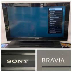 Sony  32” TV KDL Bravia Bx320 Series Lcd Hdtv 720p with remote. Free to ask, I reply