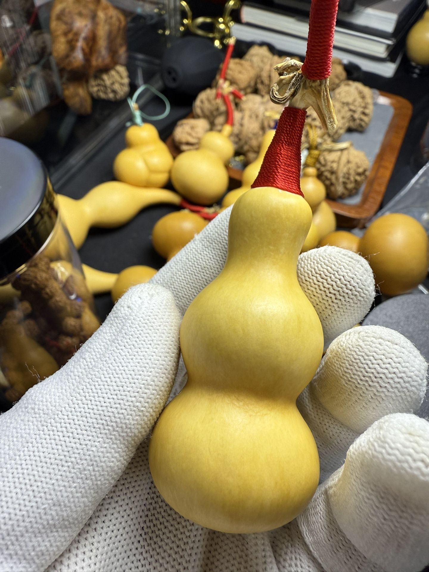 文玩精品粗番嘴八宝葫芦 WenWan Real Gourd -8 Bao-