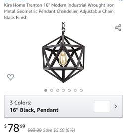Geometric pendant