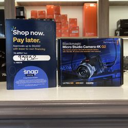 Blackmagic Micro Studio Camera 4K G2 Camera (Located In Downey, CA)