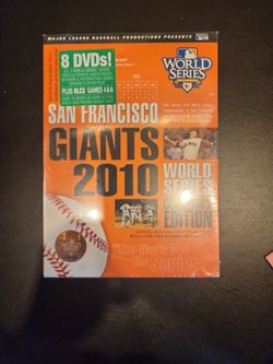 SF Giants 2010 dvd Set Sealed New In Box