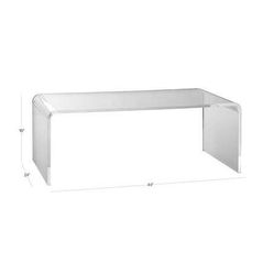 CB2 Peekaboo Coffee Table 