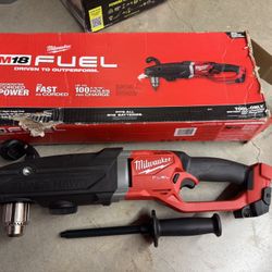 Milwaukee M18 FUEL 18V Lithium-Ion Brushless Cordless GEN 2 SUPER HAWG 1/2 in. Right Angle Drill