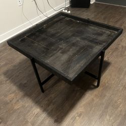 Black Wood Table 