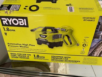 Ryobi 1200 PSI 1.8 GPM Cold Water Automotive High Flow Electric Pressure Washer