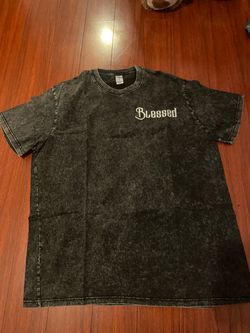 Blessed Graphic Acid Wash T-Shirt