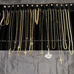 Gold Plated Chains (50$ each)