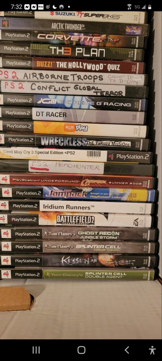 Playstation 2 Games/3 for $15 or $8 each