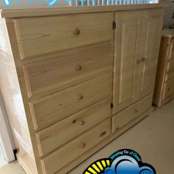 Natural Wardrobe Pinewood Dresser Cajonera Comoda Bonita Nueva 