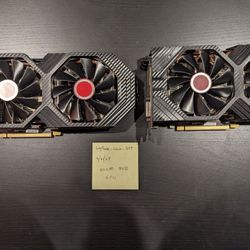 2 XFX AMD RX580 (Selling Separate)