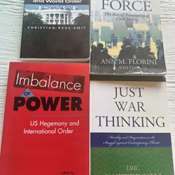 American Power, Imbalance Of Power, Just War Thinking, The Third Force Books