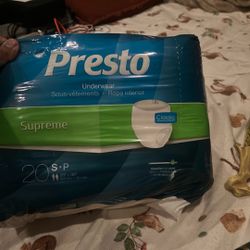 Presto Supreme Adult Underwear Diapers 