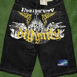 Vintage Raw Blue Jorts W32