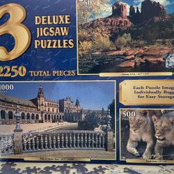 3 Deluxe Jigsaw Puzzles