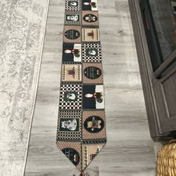 Country Christmas Tapestry Christmas Table Runner