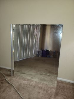 Large Mirror & Mount