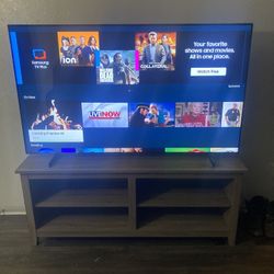 65” Samsung Tv With Tv Stand