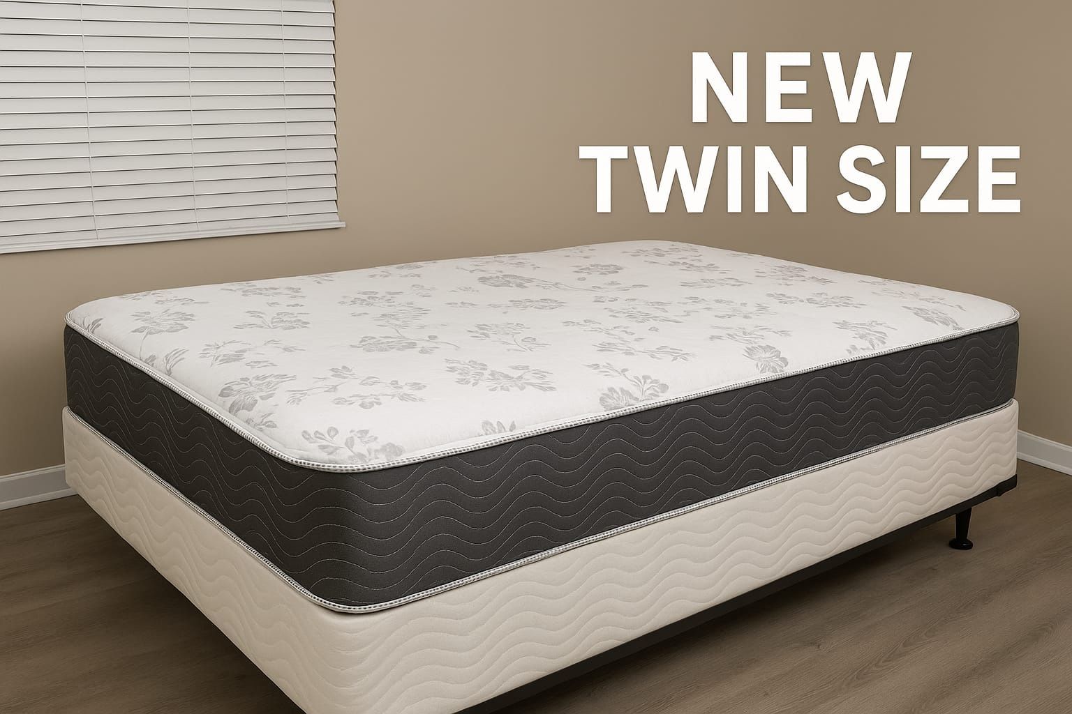 New Twin Mattress And Box Spring 2 PC BED FRAME IS NOT INCLUDED 